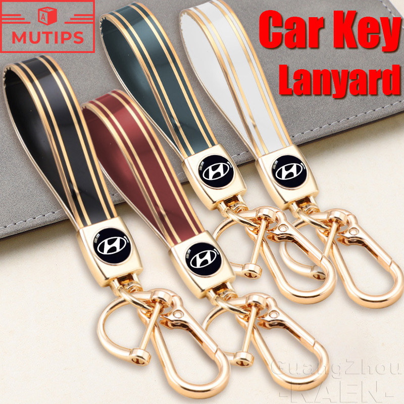 Hyundai พวงกุญแจรถ TPU ยางอ่อน สายคล้องกุญแจ พวงกุญแจโลโก้รถ ฟชั่น Key Ring เหมาะสำหรับ Ioniq 5 6 St