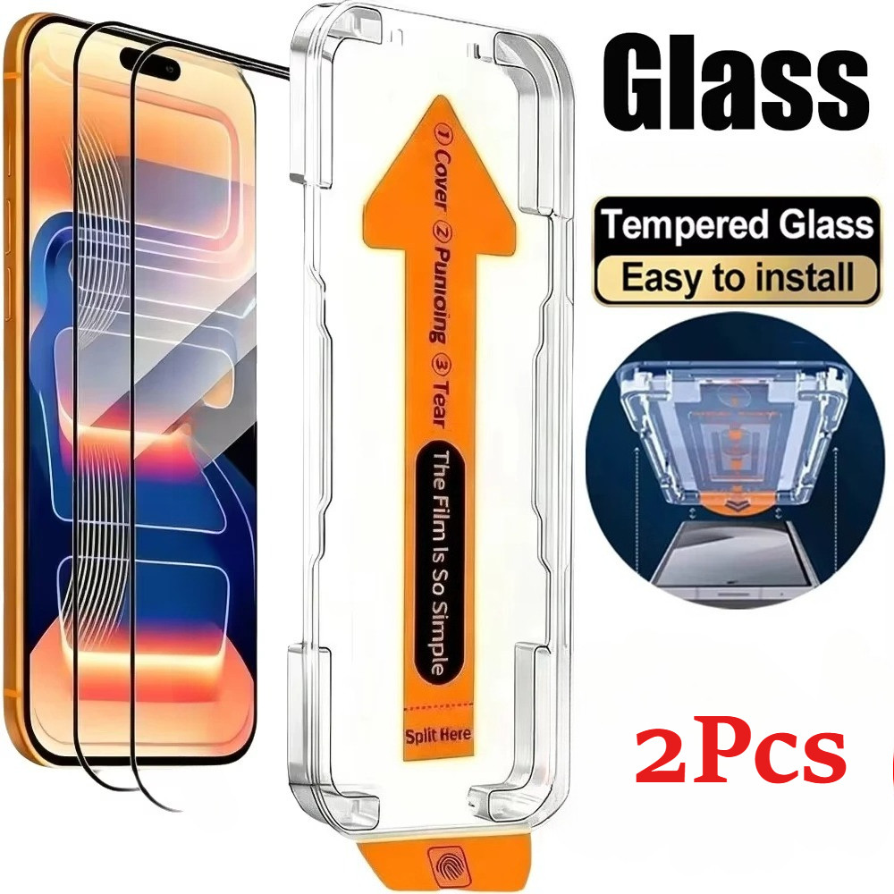 2 ชิ้นสําหรับ iPhone 17 Pro Max 17e 17Pro iP 17 Pro Max แก้ว Oleophobic เคลือบติดตั้งง่ายป้องกันหน้า