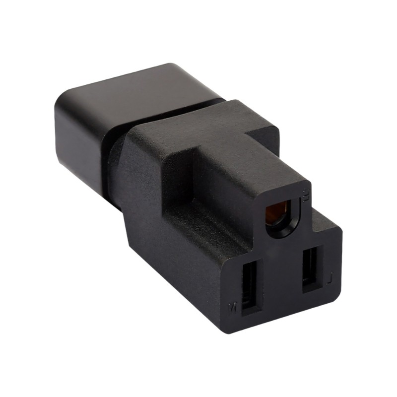 Abana ที่ยั่งยืน C14 ถึง NEMA 5 15R อะแดปเตอร์สําหรับพลังงานที่มีประสิทธิภาพ