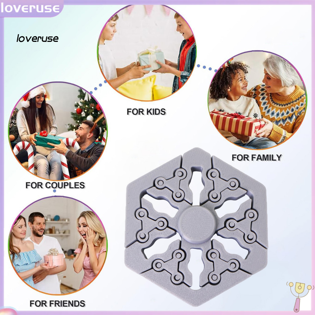 /LOV/ แบบพกพา Fidget Spinner เด็ก Fidget Spinner ขยาย Fidget Spinner ของเล่นสําหรับความเครียดความวิต