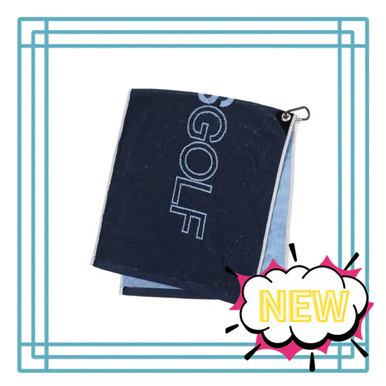[BEAMS GOLF] Towel Bath Towel with Carabiner Imabari Logo Face Towel NAVY - 81740008421