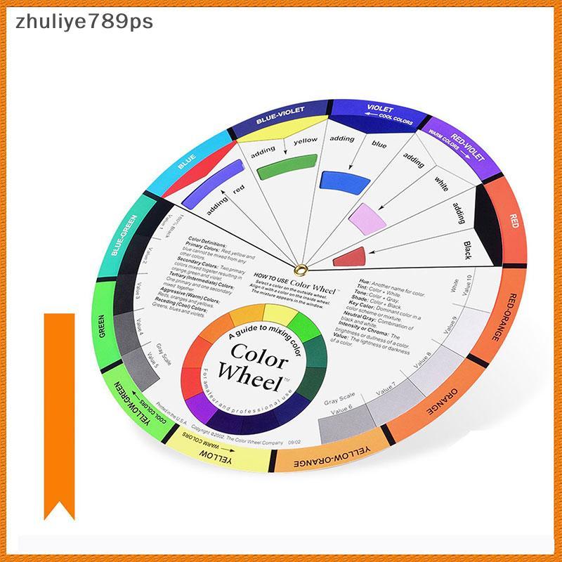 Zhuliye789ps] การออกแบบการ์ดกระดาษมืออาชีพ แผนภูมิหมึกสี คําแนะนํา รอบใหม่
