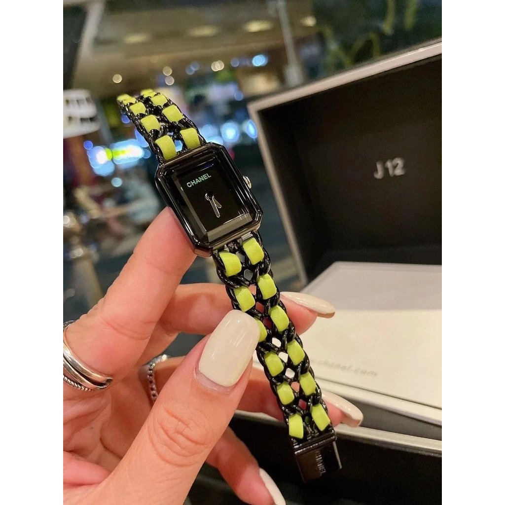 Chanel สินค้าใหม่ PREMI RE ELECTRO 1987 VINTAGE Medieval Product Series นาฬิกาข้อมือ Color Series Ch