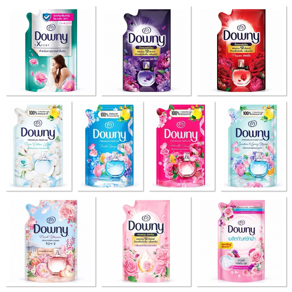[มีหลายแบบให้เลือก] Downy ดาวน์นี่  น้ำยาปรับผ้านุ่ม 470-490มล. น้ำยาซักผ้า 460มล.