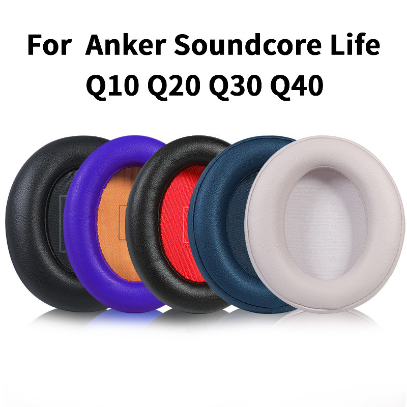 เหมาะสําหรับครอบหูฟัง Anker Soundcore Life Q10, แผ่นรองหูฟัง Q20, Q30, Q35, Q45 โฟมครอบ