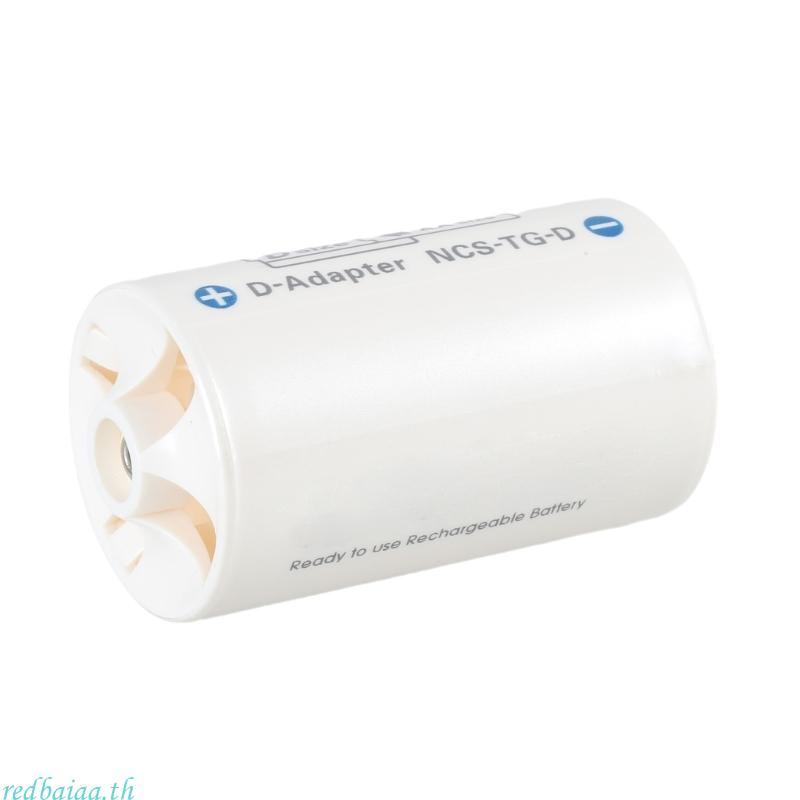 Redbaiaa LR6 ถึง D LR20 อะแดปเตอร์ผู้ถือหลอดแปลง LR6 แบตเตอรี่ Fit D LR20 ไฟฉายแขนได้อย่างง่ายดาย