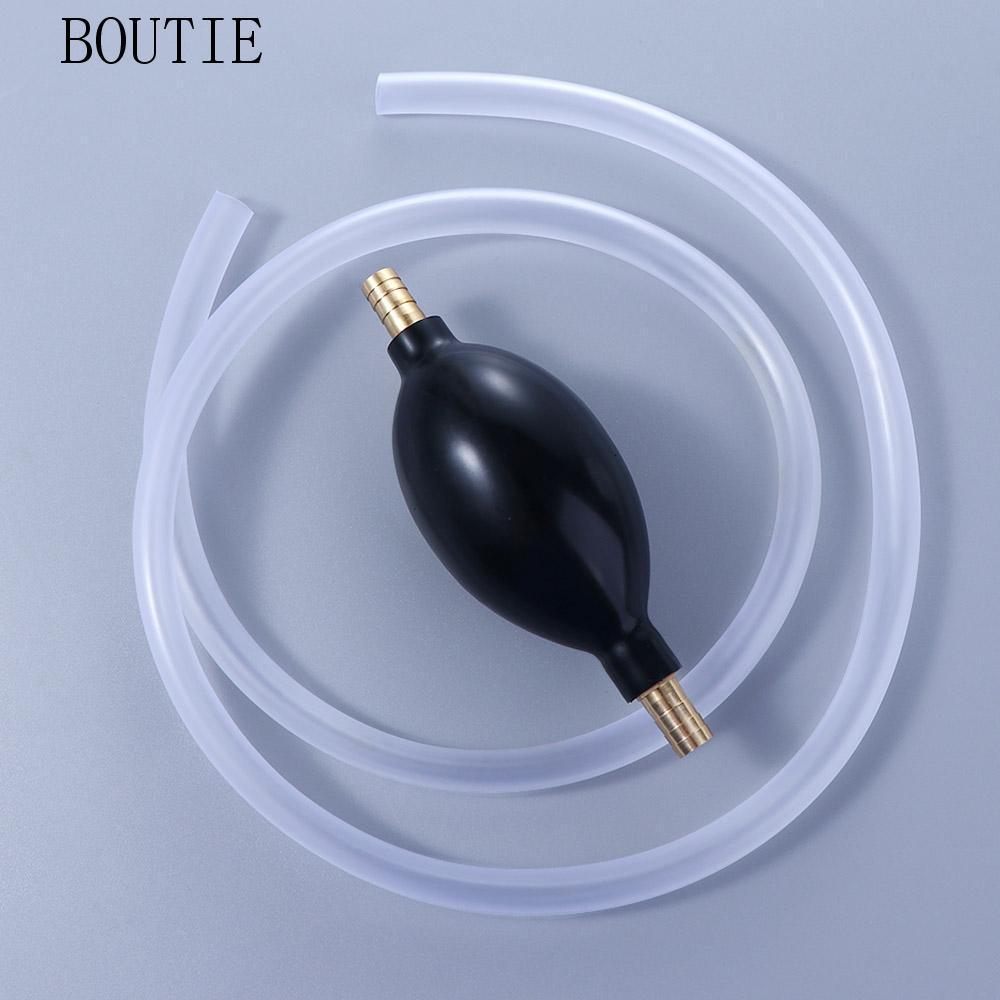 BOUTIE ปั๊มด้วยตนเอง Siphon ท่อดูดมือถือ ปั๊มน้ํา Petrol ถังปลา ลูกบอลดูดซับสากล