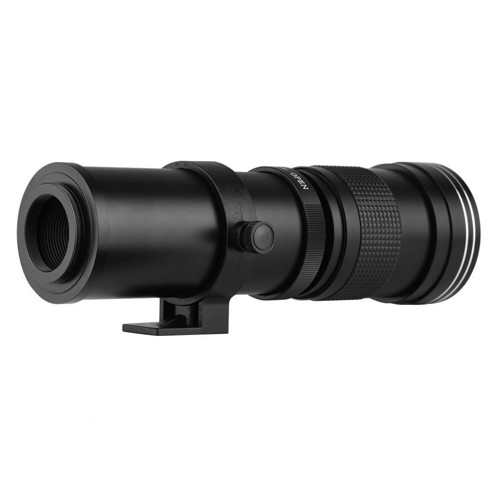 happyday365-TH Andoer กล้อง MF Supertelezoom เลนส์ F/8.3-16 420-800 มม. T2 Mount พร้อมแหวนอะแดปเตอร์