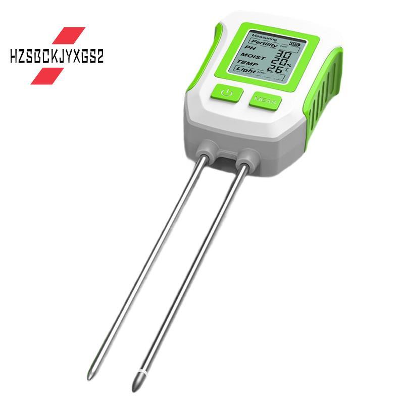 Hzsbckjyxgs2 กระถางดอกไม้ความสว่าง Fertility Meter 5-In-1 เครื่องตรวจจับดิน PH Meter พืชสวนเครื่องวั