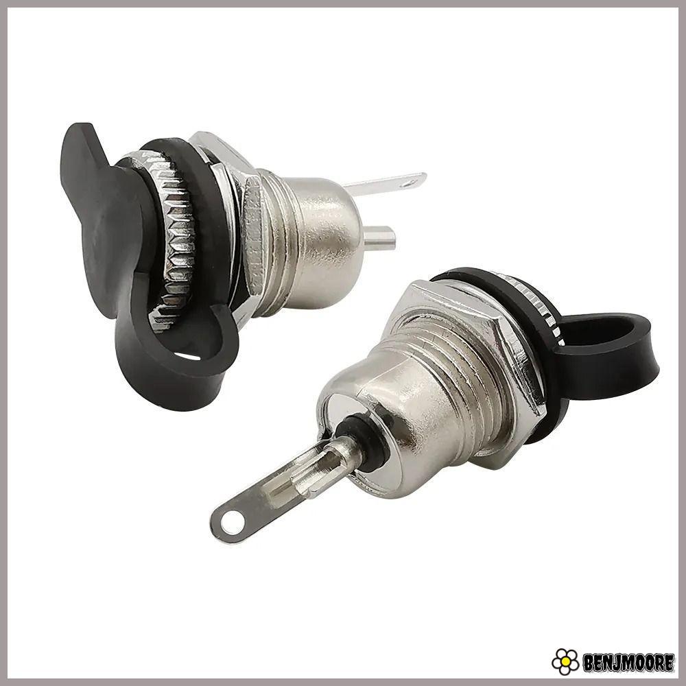 BENJMOORE DC Power หญิงซ็อกเก็ตแจ็ค, DC-099 โลหะ DC Jack Adapter, 5.5 x 2.1 มม.คุณภาพสูงทนทาน DC-099