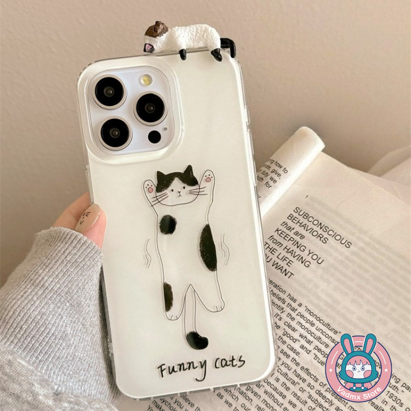 แมวน่ารักเคสโทรศัพท์สําหรับ iQOO 13 12 11 11S 7 Neo 10R Neo10 Neo9 Neo8 Pro Neo7 Neo6 Neo5 SE Neo5S 