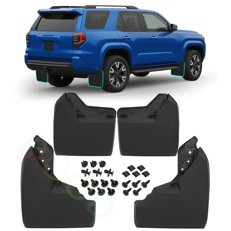 Mud Flaps Fit สําหรับ Toyota 4Runner 2025 2026 4runner limited sr5 trdsport platinum Muds อุปกรณ์เสร