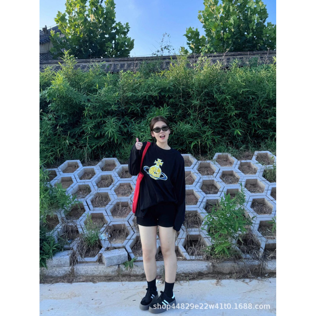 Vivienne Westwood Saturn Blast Saturn เสื้อสเวตเตอร์คู่ 7809