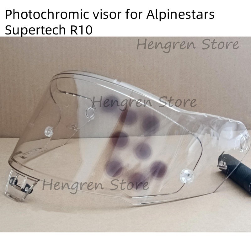 GPhotochromic Visor สําหรับ Alpinestars Supertech R10 หมวกกันน็อครถจักรยานยนต์ Sun เลนส์กระจก Shield