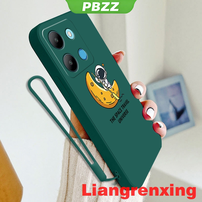 PBZZ เคส infinix smart 7 5g 2023 เคสโทรศัพท์มือถือ ซิลิโคนนิ่ม กันกระแทก ลายนักบินอวกาศ สําหรับ infinix smart 7 5g 2023 YTXJY01 น่ารัก ลายการ์ตูน กันกระแทก