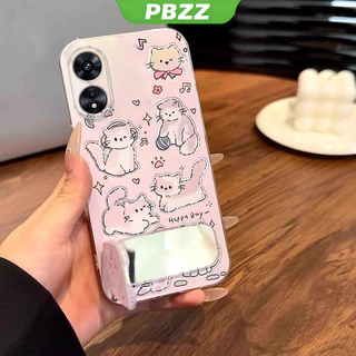 PBZZ สําหรับOPPO A38 4g a58 4g a58 5g a78 4g a78 5g oppo a18 a98 5Gปลอกโทรศัพท์Softcaseซิลิโคนกันกระแทกฝาครอบใหม่ออกแบบความงามCARTOON CATผู้ถือTZJ01
