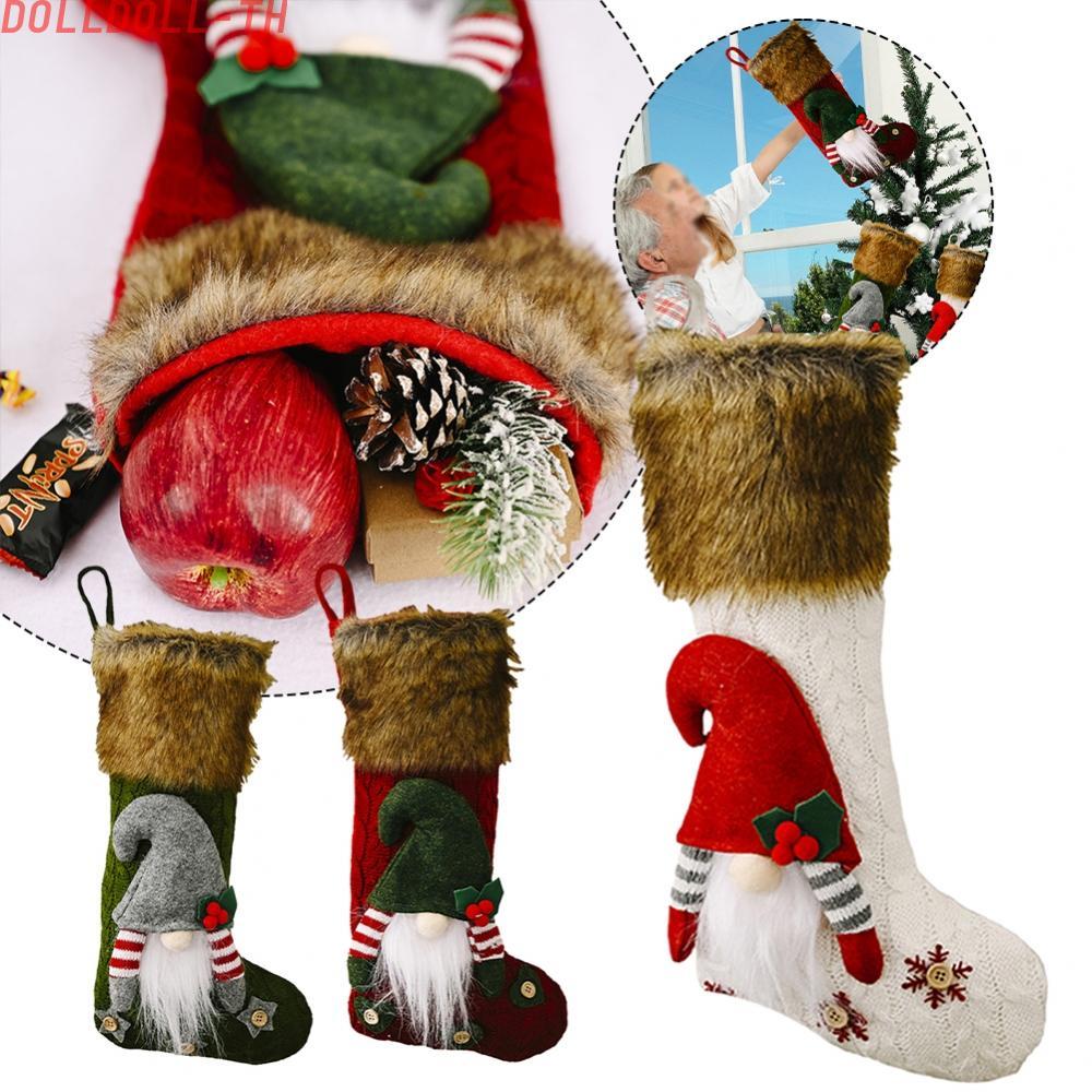 [Dolldoll]Fireplace Stocking Socks Add a Dash of Christmasto Your For Home