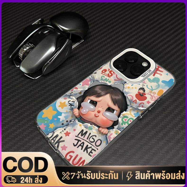 🔥Cry Baby โตะรองรับทุกรุ่นiPhone1615/14/13/12/11/XSMax/XR เคสไอโฟนเคสโทรศัพท์ระดับพรีเมียมกันน้ําและ
