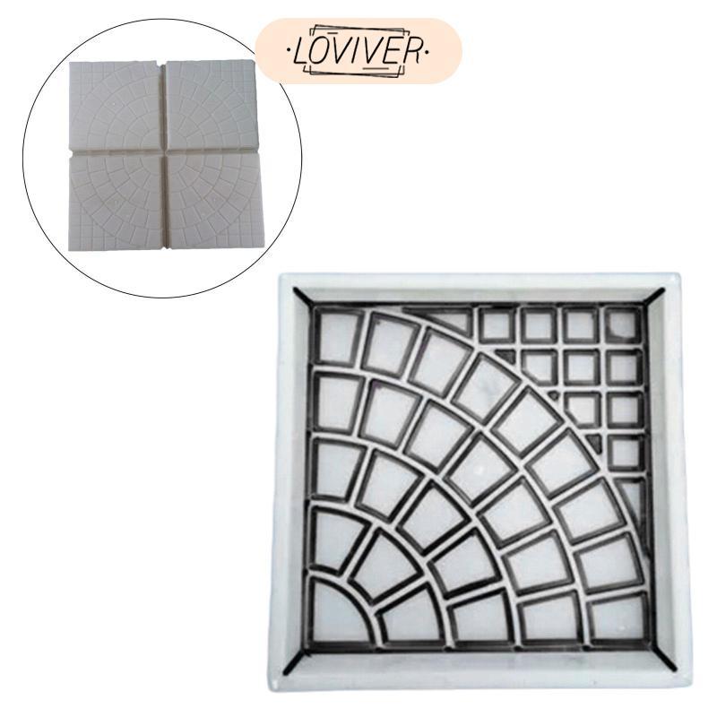 Stepping Stone Garden Cement Tooling Brick Square DIY Mould Stone Path Maker สําหรับภูมิทัศน์กลางแจ้