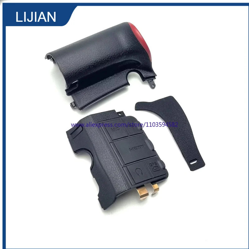 ใหม่ Original A ชุด Body Front Grip + ยางนิ้วหัวแม่มือ + เปลือกประตูด้านข้าง + หนัง USB สําหรับ Niko