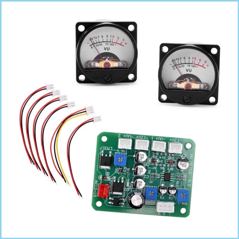 EZR Power Amplifier VU Meter Panel พร้อมไดร์เวอร์ด้านหน้าชุดบอร์ดเสียงความแม่นยําสูง VU Meter พร้อม 