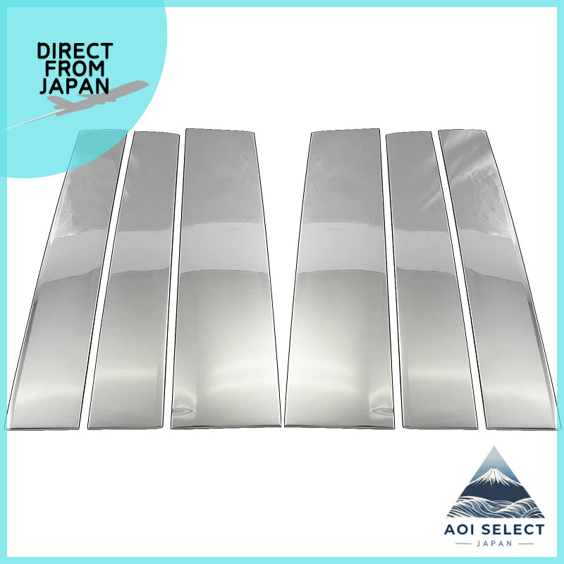 BRIGHTZ Step Wagon Air RP Super Mirror Stainless Steel Plated Pillar Panel 6PC No Visor Required [PI