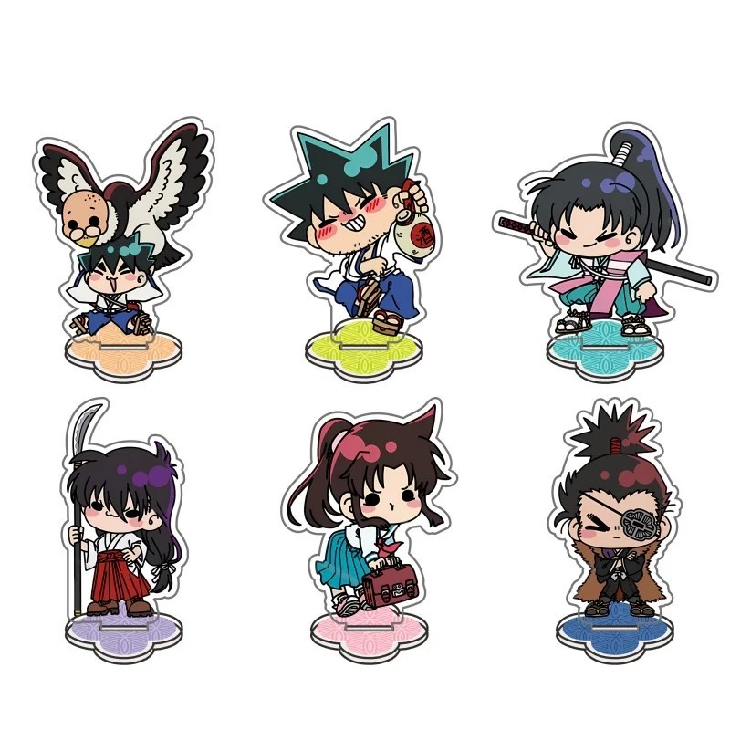 Standee อะนิเมะ Yaiba micha รุ่นตัวอักษร Kurogane Yaiba Sayaka Mine Onimaru โต๊ะเรียนอุปกรณ์ตกแต่งขอ