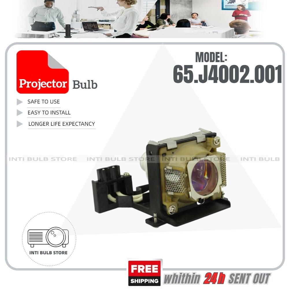 65.J4002.001 BENQ โคมไฟโปรเจคเตอร์ PB7100 PB7200 PB7215 PB7235 PB8125 PB8215 PB8225 PB8235 PB8625