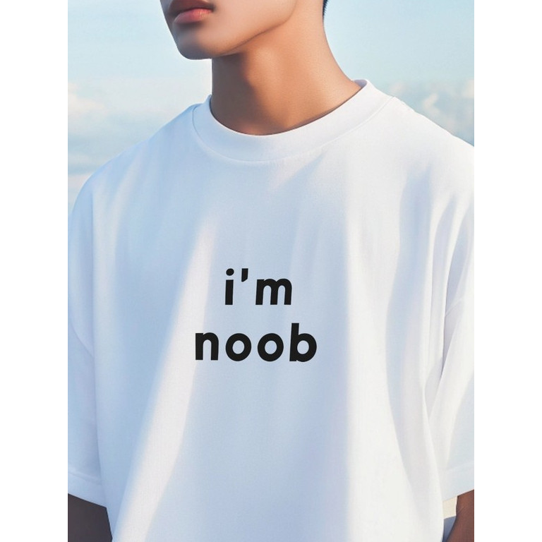 เสื้อยืด I'm noobใส่แล้วไม่มี noob S-5XL