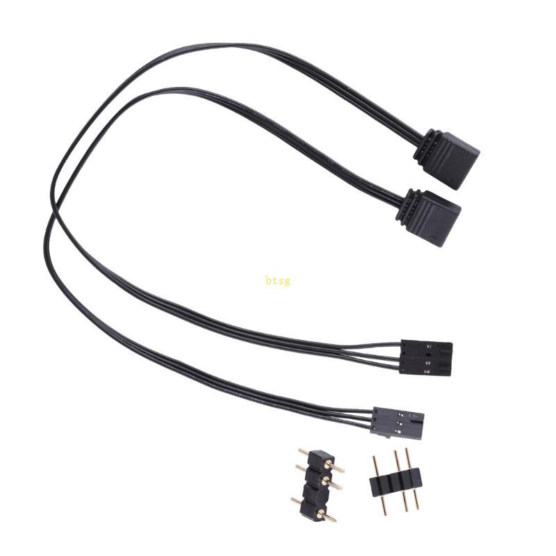 Btsg สําหรับสายเคเบิลอะแดปเตอร์คอนโทรลเลอร์ SQC128 สําหรับ QL LL120 ICUE Synchronous ARGB 4Pin 3Pin