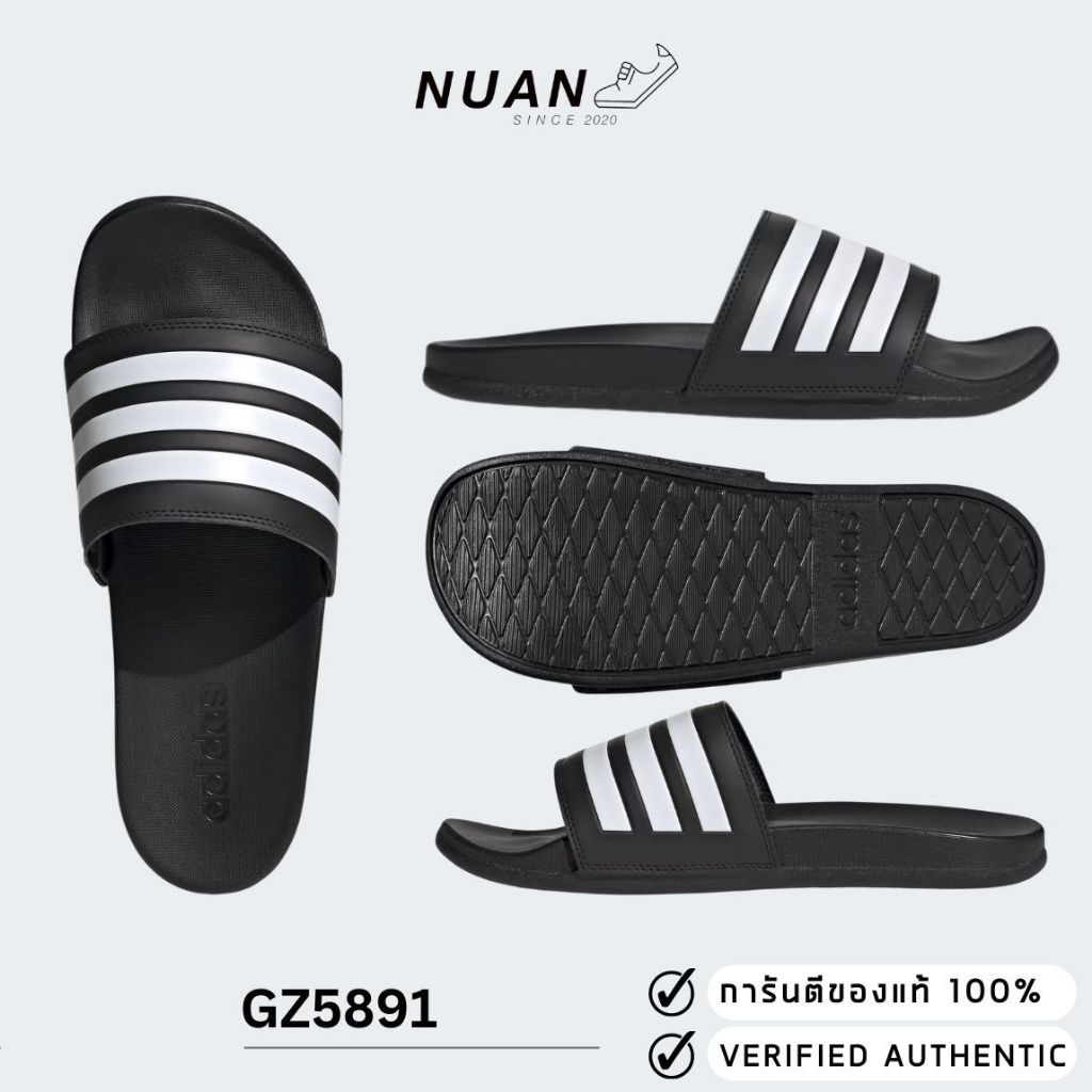 🔥ลดเพิ่ม 20% ทักแชท🔥 Adidas รองเท้าแตะ Adilette Comfort Slides ID3406 , GZ5891 , GZ5896 , JP5734 ของ