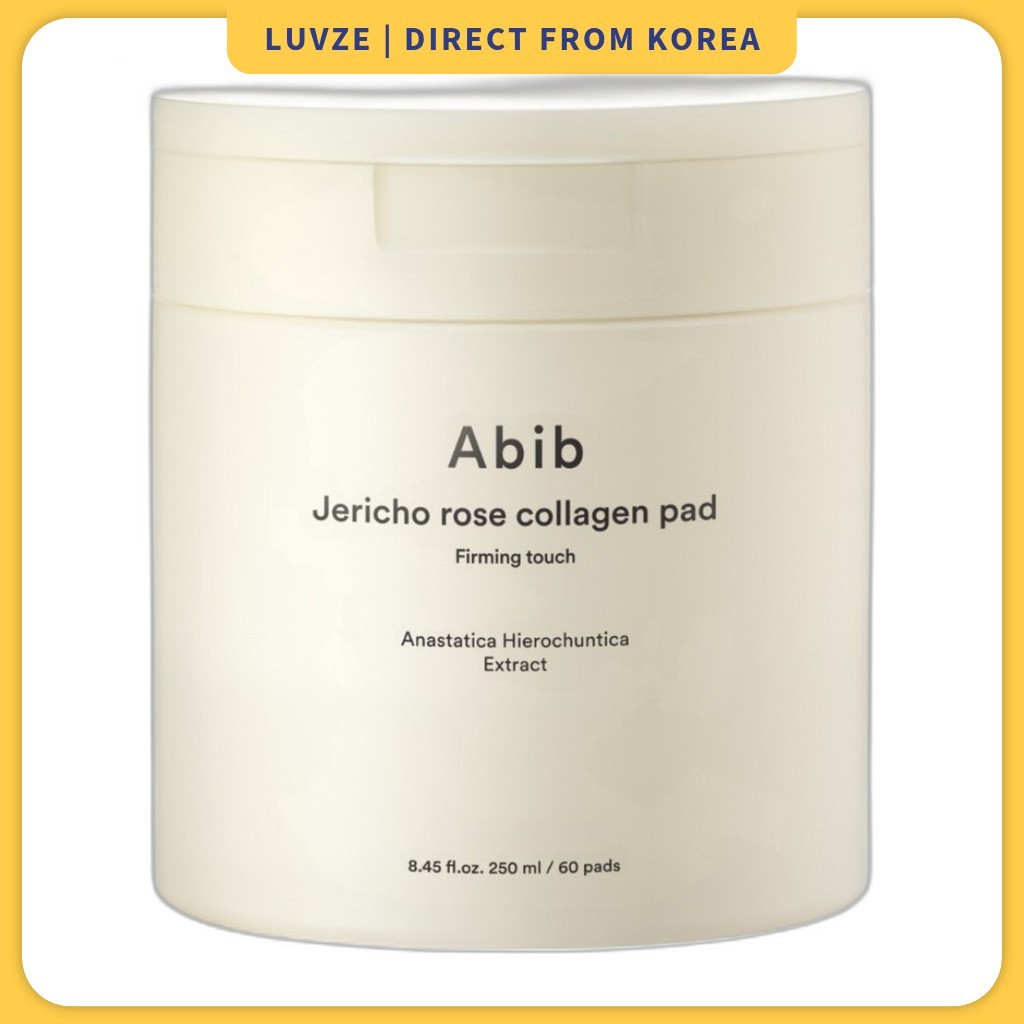 [abib] Jericho Rose Collagen Pad Firming Touch 250ml 60ea 1pc / แผ่นคอลลาเจน / กระชับผิว / แท้100%