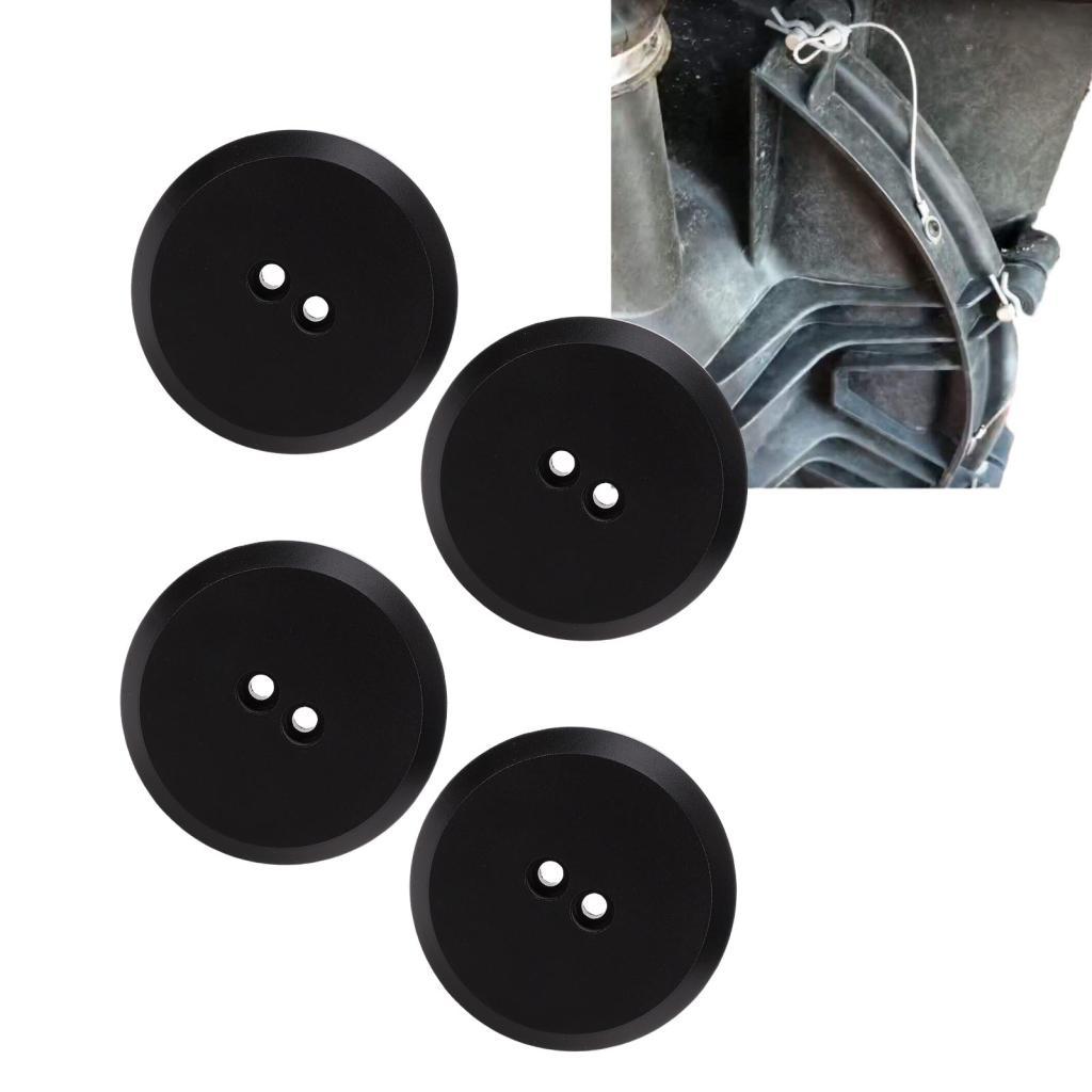 Owuhddnh Oreilet 4 ชิ้นอลูมิเนียมยก Puck ชั้นแจ็ค Pad อะแดปเตอร์ Jacking Pucks Billet สําหรับ C5 C6 