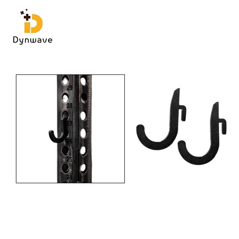 Dynwave Squat Rack Hook Power Cage J Hooks โลหะ Barbell ผู้ถือสิ่งที่แนบมา Home Strength การฝึกอบรมอ