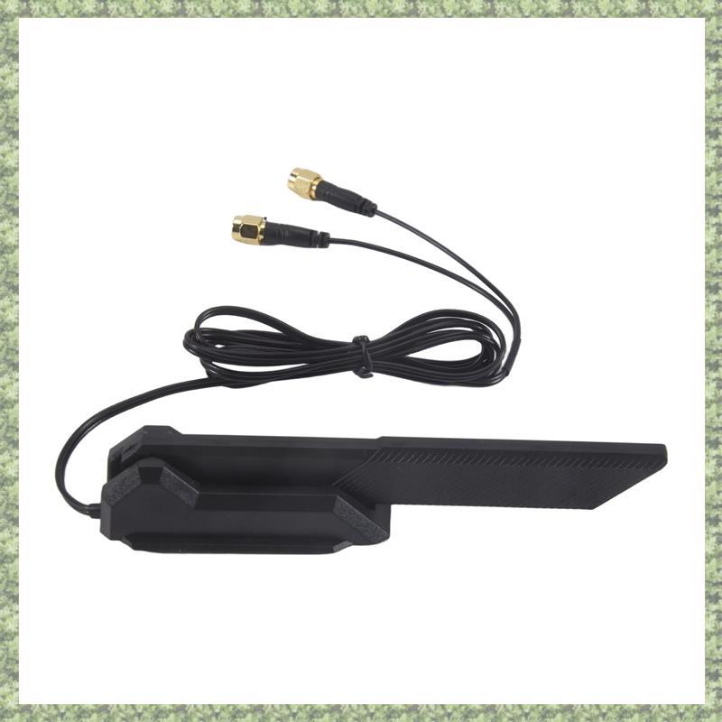 (FYCE) 1 ชิ้น WiFi 6E เสาอากาศพลาสติกสีดําสําหรับ B660 H670 M13H Z690 เมนบอร์ด