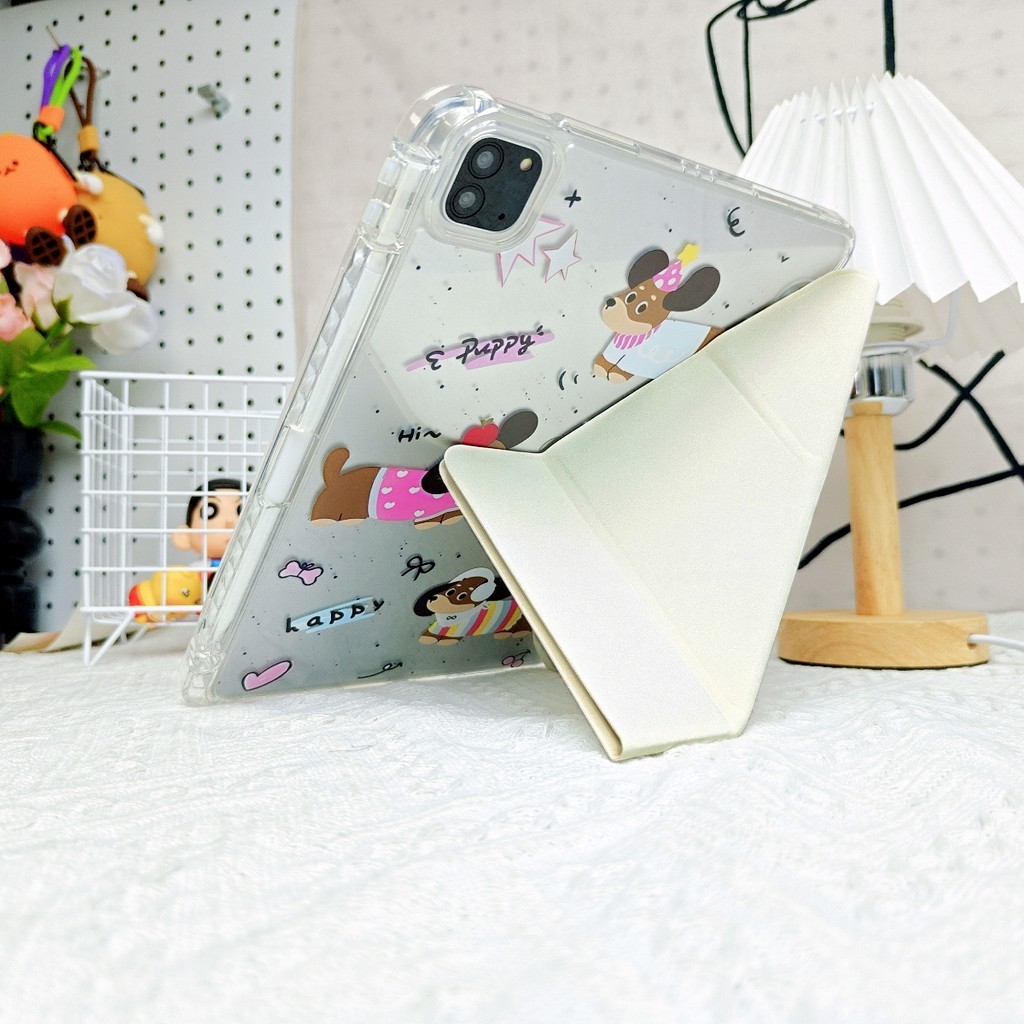 เคสแท็บเล็ต แบบใส พร้อมช่องใส่ดินสอ สําหรับไอแพด Pro11 Air8 7 6 5 4 11นิ้ว Gen 11th 10th 9th 8th 7th ราคา ถูกที่สุด ดีลบีเคเค แกลเลอรีภาพที่ 5