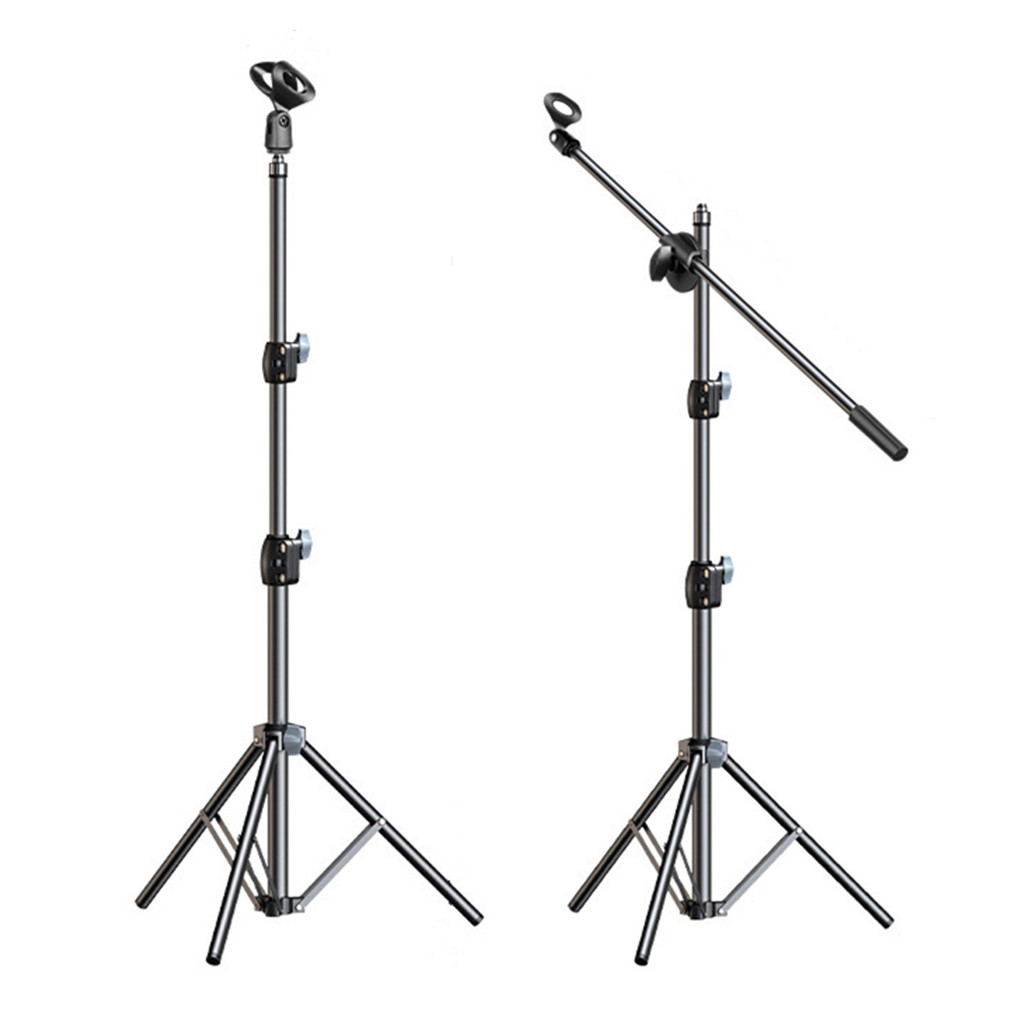 เหมาะสําหรับ SHURE SHURE JBL TONOR ไมโครโฟน ไมโครโฟน ขาตั้งประสิทธิภาพกลางแจ้ง ขาตั้งกล้องแบบยืดไสลด