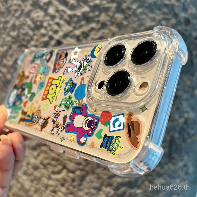 เคสโทรศัพท์ Creative Toy Story เหมาะสําหรับ iPhone 12promax 13 14 15 16 promax 17 11pro xr xs 14promax 14plus 15pro Shock-proof ยืดหยุ่นป้องกันกรณี
