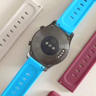 สายรัดกีฬาซิลิโคนขนาด 20 มม. 22 มม. for Samsung Galaxy Watch FE 7 6 5 4 40มม. 44มม./Huawei/Amazfit/Garmin/Xiaomi