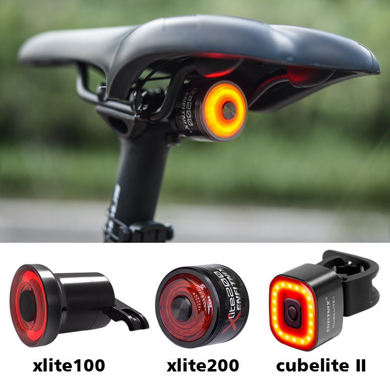 ENFITNIX จักรยานอัจฉริยะ Induction ไฟเบรค xlite100 จักรยานเสือหมอบจักรยานเสือภูเขาจํานวนแผ่นไฟท้ายด้