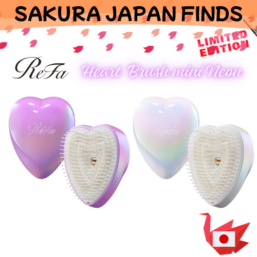 ReFa Heart Brush Mini Neon Limited Color Portable Hair Brush Shine Care Japan [Direct from Japan] ราคา ถูกที่สุด ดีลบีเคเค