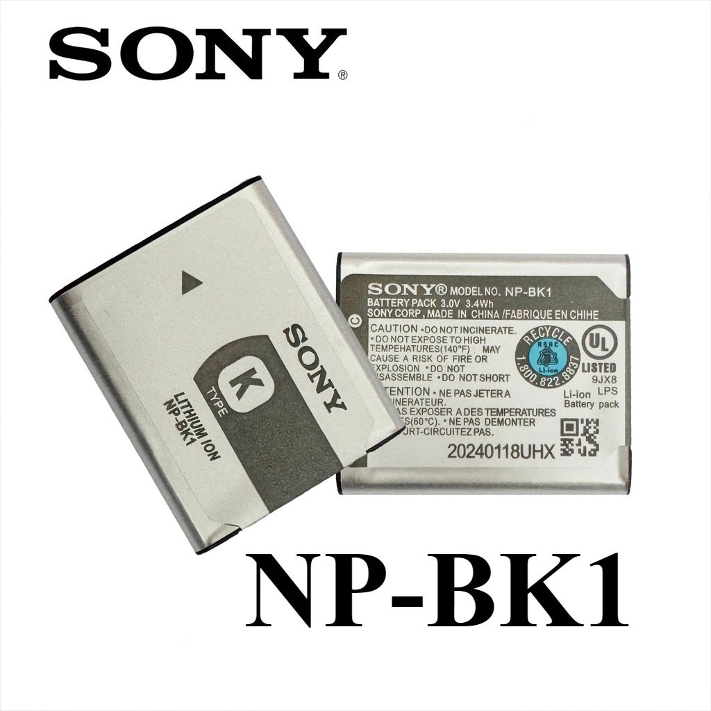 (COD) Sony NP-BK1 NP BK1 3.6V แบตเตอรี่ลิเธียมแบบชาร์จไฟได้สำหรับ DSC W190 S750 DSC-W190 S950 S980 W370 W180กล้อง Batter