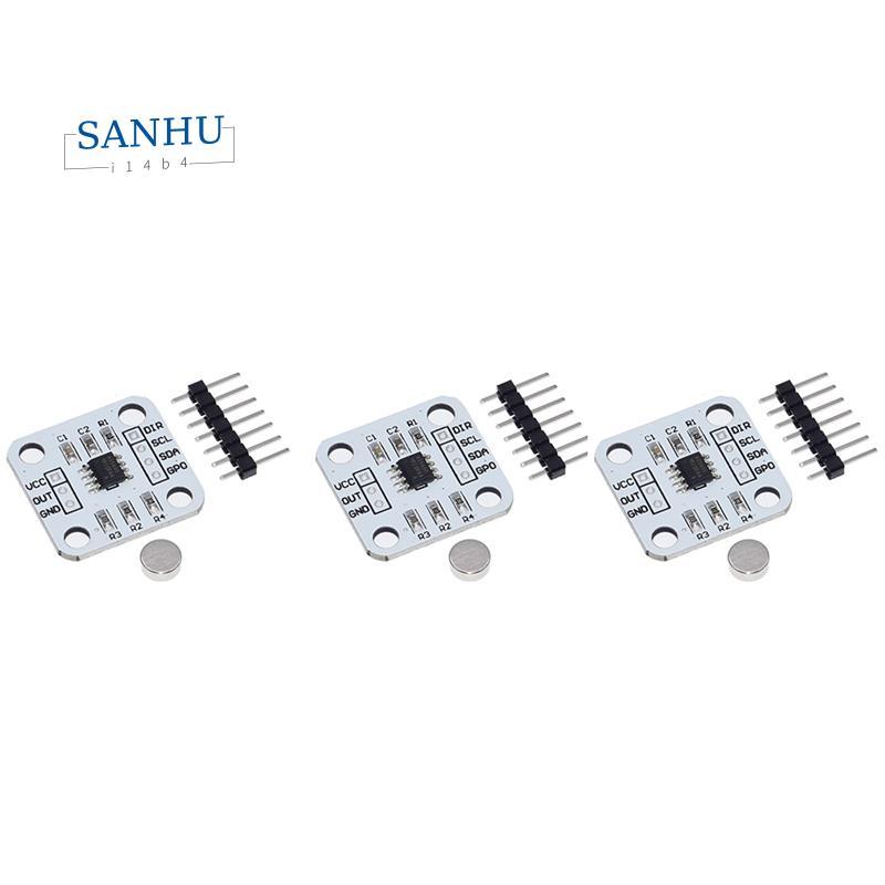 3 ชิ้น AS5600 Encoder 12 บิตแม่เหล็กเหนี่ยวนํามุมวัดเซนเซอร์โมดูลส่วนประกอบอิเล็กทรอนิกส์