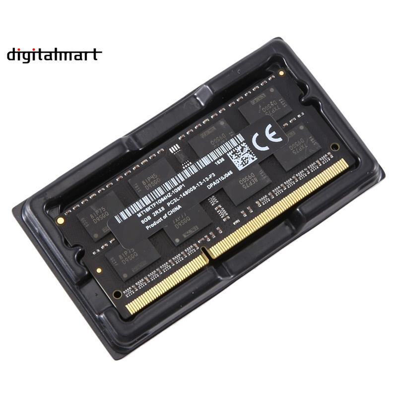 8GB DDR3 แล็ปท็อป Ram หน่วยความจํา 1866Mhz PC3-14900 2RX8 204 Pins 1.35V SODIMM สําหรับแล็ปท็อปหน่วย