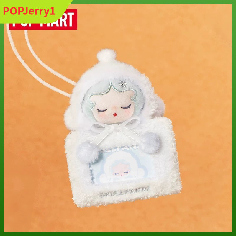 P POPMART POPMART Bubble Mart Bubble Cute Pellet Plush Warm Series Card Holder จี้ Mystery Box สินค้า