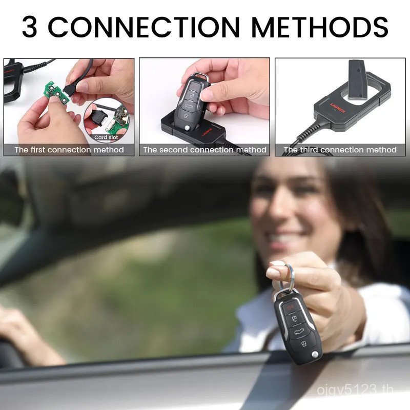LAUNCH Global X-431 รถ Key Programmer x 4 ปุ่มชุดทํางานร่วมกับ X431 PAD V IMMO ELITE IMMO PLUS PRO3 