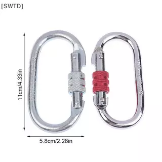 คาราบิเนอร์มืออาชีพสำหรับการ rappelling ความแข็งแกร่งสูง ปลอดภัยในการปีนเขา แบบวงกลม Electrophoresis