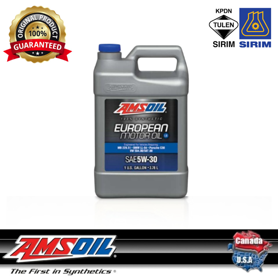 AEL-1G Amsoil SAE 5W-30 (LS) - API SN, C3, VW 504/507 (1G/3.785L)