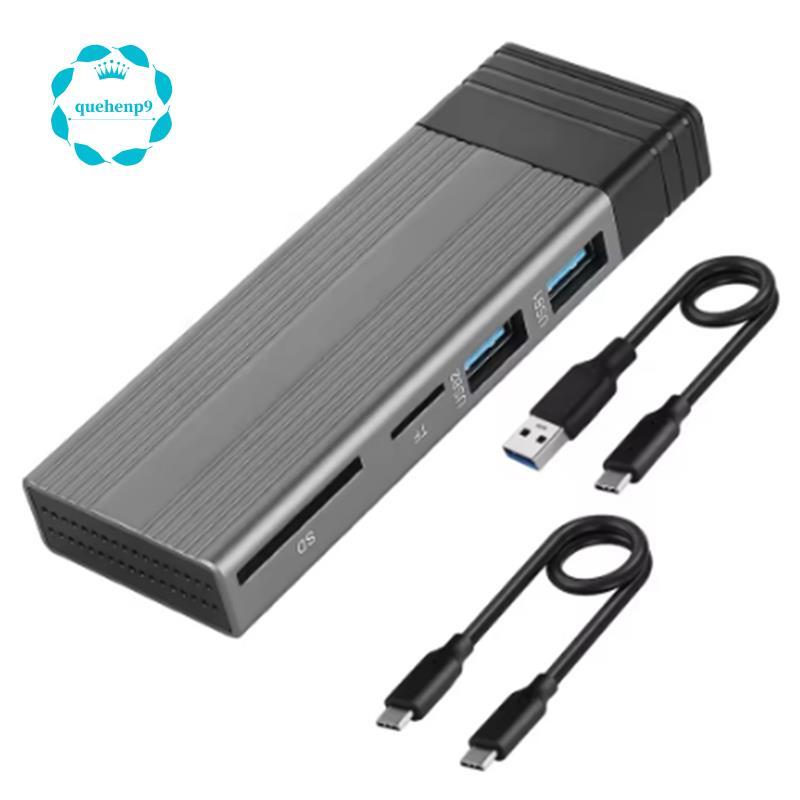 [Fast Q9]USB C HUB Type C 3.1 ถึง SD TF USB2.0 Splitter USB HUB Dual-Protocol SSD