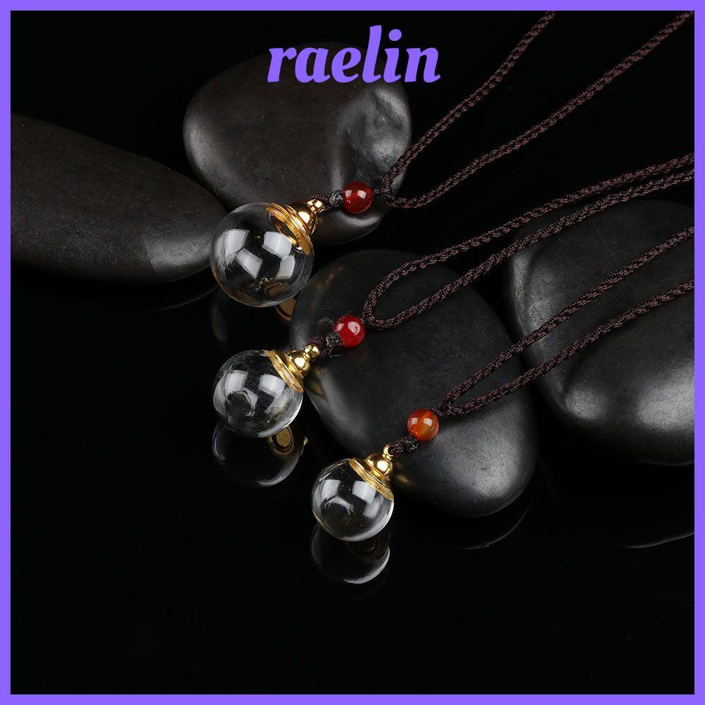 RAELIN สร้อยคอแขวนจี้สําหรับรถยนต์หยดน้ําทรงสี่เหลี่ยมกระจายน้ํามัน Vial